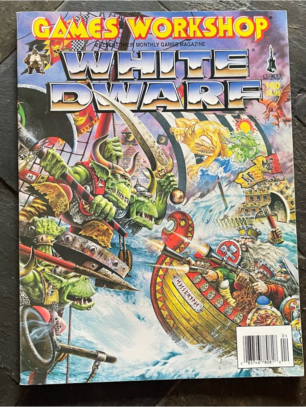 White Dwarf Magazine 160 April 1993 by Games Workshop - Warhammer 40k Man o’war